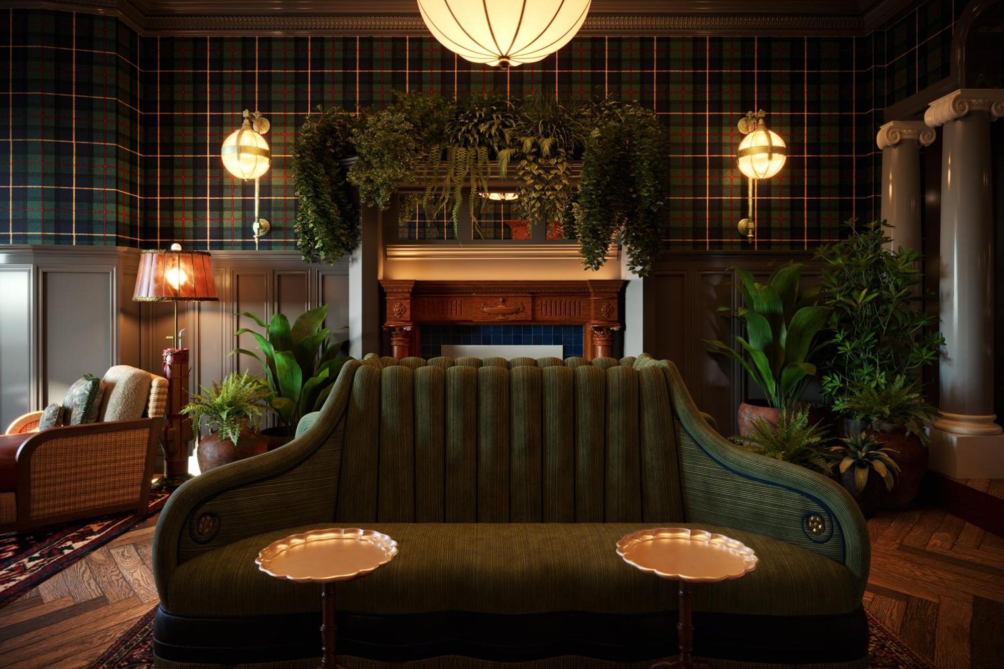 Portrush Adelphi Hotel ภายนอก รูปภาพ The interior of the Green Room